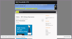 Desktop Screenshot of fire602.wordpress.com