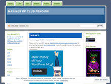 Tablet Screenshot of marinecp.wordpress.com