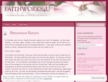 Tablet Screenshot of faithworx4u.wordpress.com