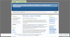 Desktop Screenshot of evereststrasse.wordpress.com