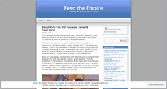 Desktop Screenshot of feedtheempire.wordpress.com