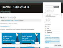 Tablet Screenshot of hombridade.wordpress.com