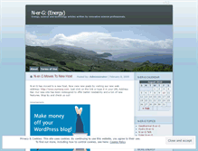 Tablet Screenshot of nerg.wordpress.com