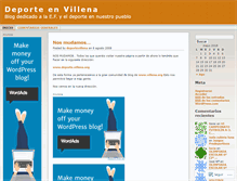 Tablet Screenshot of deportevillena.wordpress.com