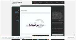 Desktop Screenshot of persaudcreative.wordpress.com
