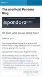 Mobile Screenshot of openpandora.wordpress.com