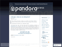 Tablet Screenshot of openpandora.wordpress.com