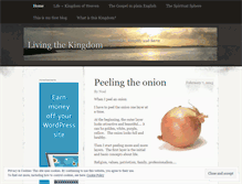 Tablet Screenshot of livingthekingdom.wordpress.com