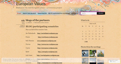 Desktop Screenshot of europeanvalues.wordpress.com