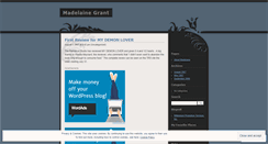 Desktop Screenshot of madelainegrant.wordpress.com