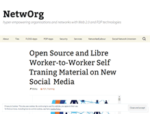 Tablet Screenshot of networg.wordpress.com