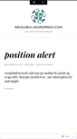 Mobile Screenshot of abiglobal.wordpress.com