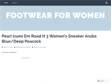 Tablet Screenshot of footwearforwomen6fi.wordpress.com