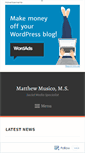 Mobile Screenshot of musico8.wordpress.com