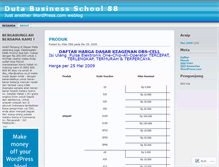Tablet Screenshot of dbs88.wordpress.com