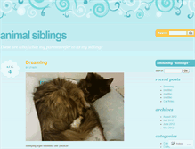 Tablet Screenshot of animalsiblings.wordpress.com