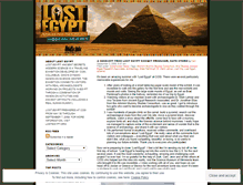 Tablet Screenshot of lostegypt.wordpress.com