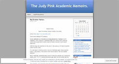 Desktop Screenshot of judypinkintelligence.wordpress.com