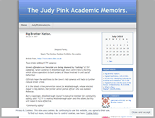 Tablet Screenshot of judypinkintelligence.wordpress.com