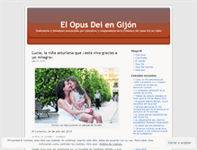 Tablet Screenshot of opusdeigijon.wordpress.com