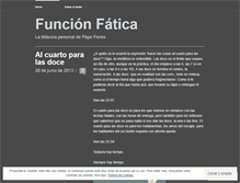 Tablet Screenshot of funcionfatica.wordpress.com