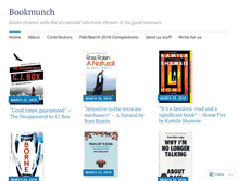 Tablet Screenshot of bookmunch.wordpress.com