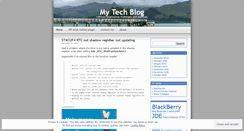 Desktop Screenshot of mytecblog.wordpress.com