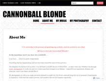 Tablet Screenshot of cannonballblonde.wordpress.com