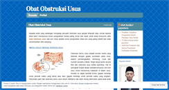 Desktop Screenshot of obatobstruksiusus.wordpress.com