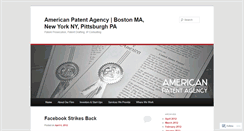 Desktop Screenshot of americanpatentagency.wordpress.com