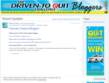 Tablet Screenshot of driventoquit.wordpress.com