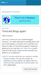 Mobile Screenshot of myanmarhelper.wordpress.com