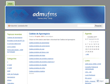 Tablet Screenshot of admufms.wordpress.com