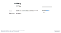 Desktop Screenshot of idabp.wordpress.com