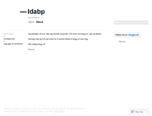 Tablet Screenshot of idabp.wordpress.com