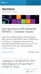Mobile Screenshot of isymblog.wordpress.com