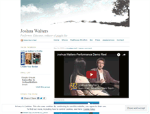 Tablet Screenshot of joshuawalters.wordpress.com