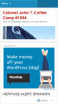 Mobile Screenshot of colonelcoffee.wordpress.com