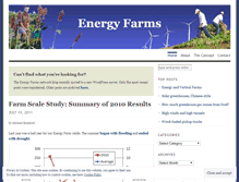 Tablet Screenshot of energyfarms.wordpress.com