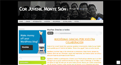 Desktop Screenshot of corjuvenilmontesion.wordpress.com