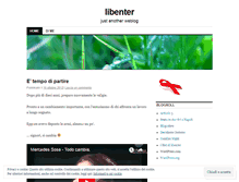 Tablet Screenshot of libenter.wordpress.com