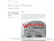 Tablet Screenshot of georgeoldham.wordpress.com