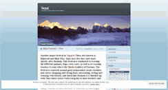 Desktop Screenshot of nepalinfo.wordpress.com