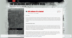 Desktop Screenshot of oudailyfootball.wordpress.com