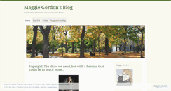 Desktop Screenshot of maggiegordon.wordpress.com