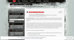 Desktop Screenshot of metalbandnetwork.wordpress.com