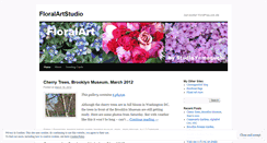Desktop Screenshot of floralartstudio.wordpress.com