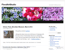 Tablet Screenshot of floralartstudio.wordpress.com