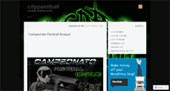 Desktop Screenshot of cdppaintball.wordpress.com