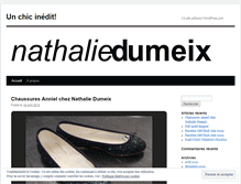 Tablet Screenshot of nathaliedumeix.wordpress.com